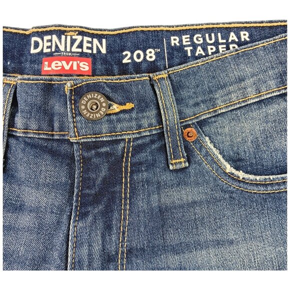 Denizen from Levi's Other - Men's-Levi's Denizen 208 Regular Taper Fit Jeans SIZE 29X32- BLUE-Slight Stretch